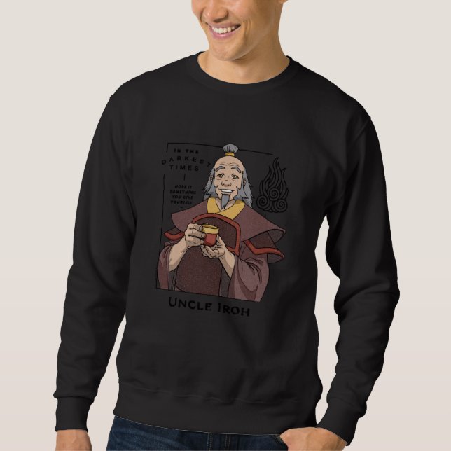 Moletom Avatar Uncle Iroh in The Darkest Times Advice Cart (Frente)