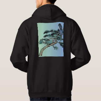 Moletom Ave Magpie Elegante e Árvore Bonsai Japonesa