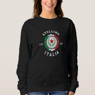 Moletom Avellino Itália Insígnia Bandeira Antiga
