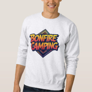 Moletom 🔥 Aventura de Camping com Fogueira - Retro Anos 8