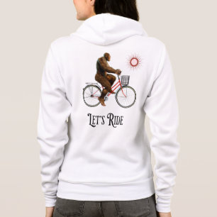 Moletom Aventura Divertida de Bigfoot de Ciclismo Retro