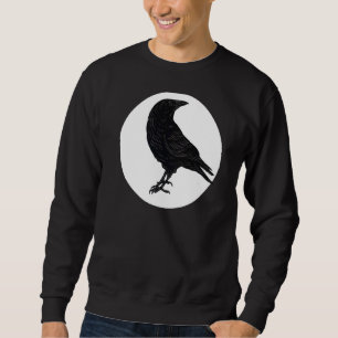Moletom Aves de Capoeira Blackbird Silhouette Bird