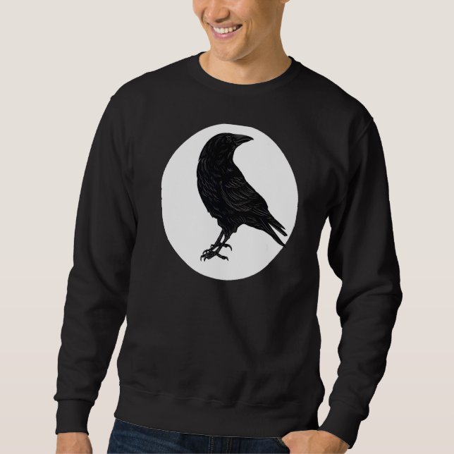 Moletom Aves de Capoeira Blackbird Silhouette Bird (Frente)