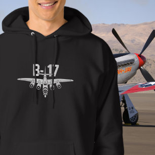 Moletom Avião Antigo B-17 Exposição de Aviões Viciado em A