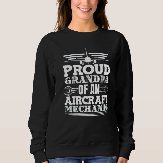 Moletom Aviões Aviões Orgulhosos Avô De Aeronave (Frente)