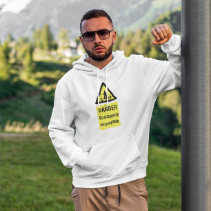Moletom Aviso de local incompleto do Danger Scaffolding