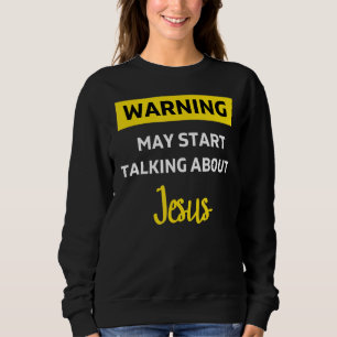 Moletom Aviso Jesus Engraçado Cristão Religioso Não Enverg