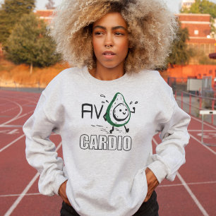 Moletom Avo-cardio Diversão Pun Doodle Corrida Esporte Avo