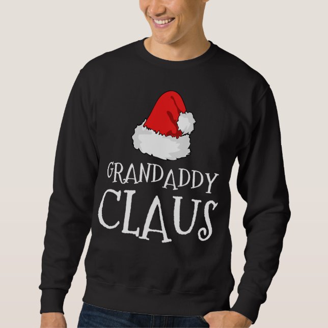 Moletom Avô Claus Papais noeis de Natal Mães Pajama (Frente)