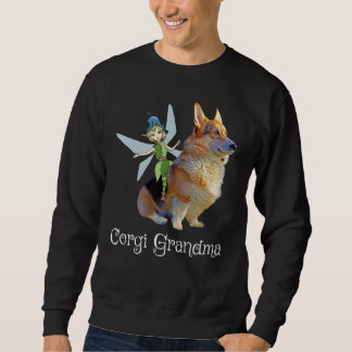 Moletom Avó Corgi Pembroke Welsh Corgi & Fada Retro D