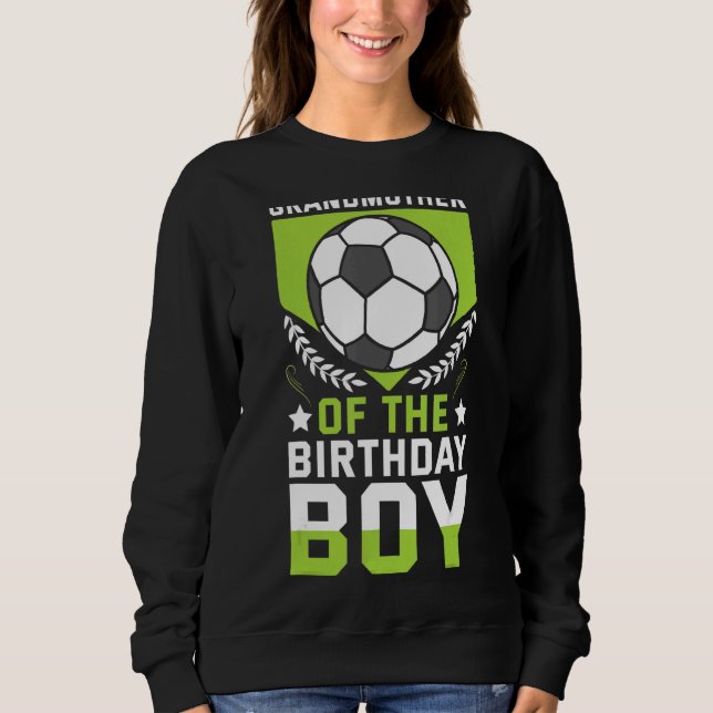 Moletom Avó Da Equipe De Jogadores De Futebol Do Aniversár (Frente)