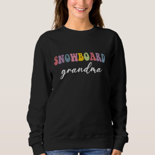 Moletom Avó de Snowboard Snowboarder Elegante Esporte Nana