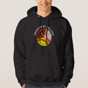 Moletom Avô dos Homens de Basquete Beisebol Softbol Basq