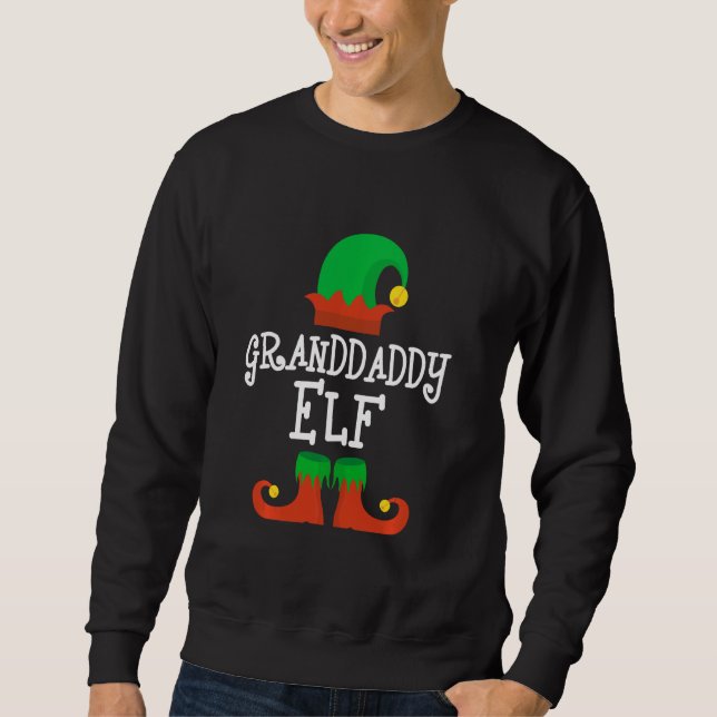 Moletom Avô Elf Natal Engraçado Xmas (Frente)