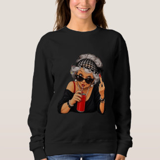 Moletom Avó Manda-Chuva Desrespeitosa com Manga Raglan