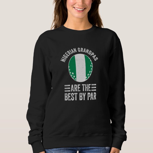Moletom Avô Nigeriano É O Melhor Do Avô De Par Golf (Frente)