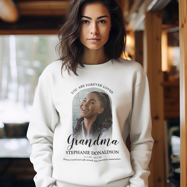 Moletom Avó Para Sempre Amada | Memorial de Foto (Criador carregado)