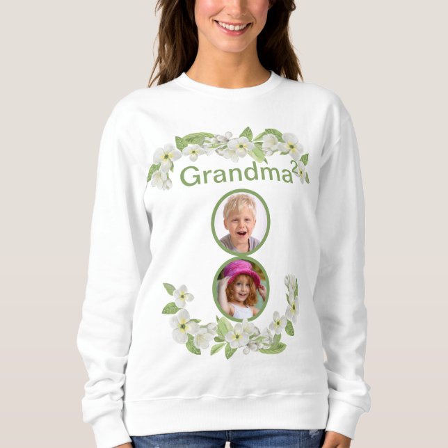 Moletom Avó personalizável de 2 Sweatshirt (Frente)