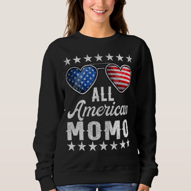 Moletom Avó Quarto De Julho Mulher Todos A Momo Americana (Frente)