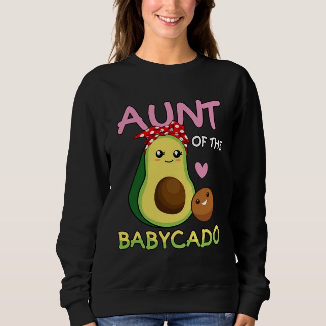 Moletom Avocado Aunt Of The Baby Cado   For Aunty (Frente)