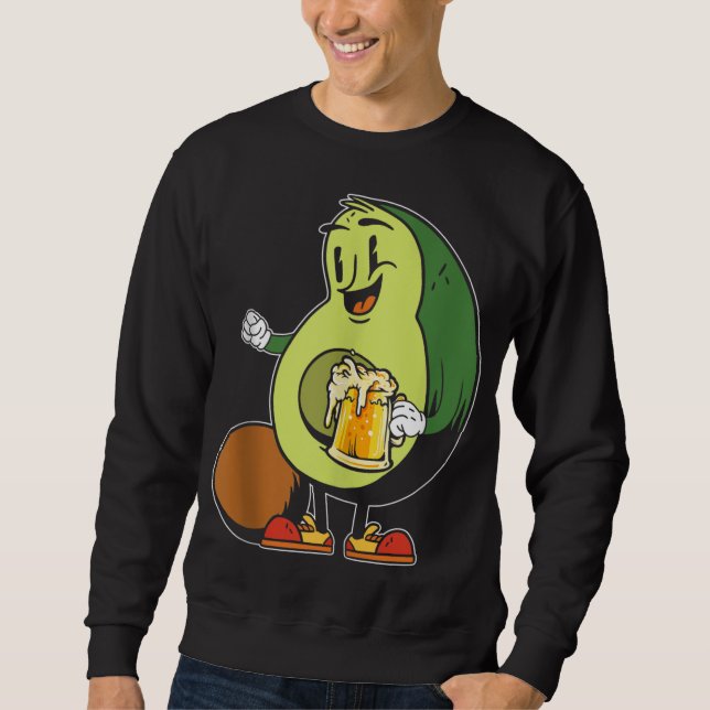 Moletom Avocado Beer Álcool Drinker Bebida Tropical (Frente)
