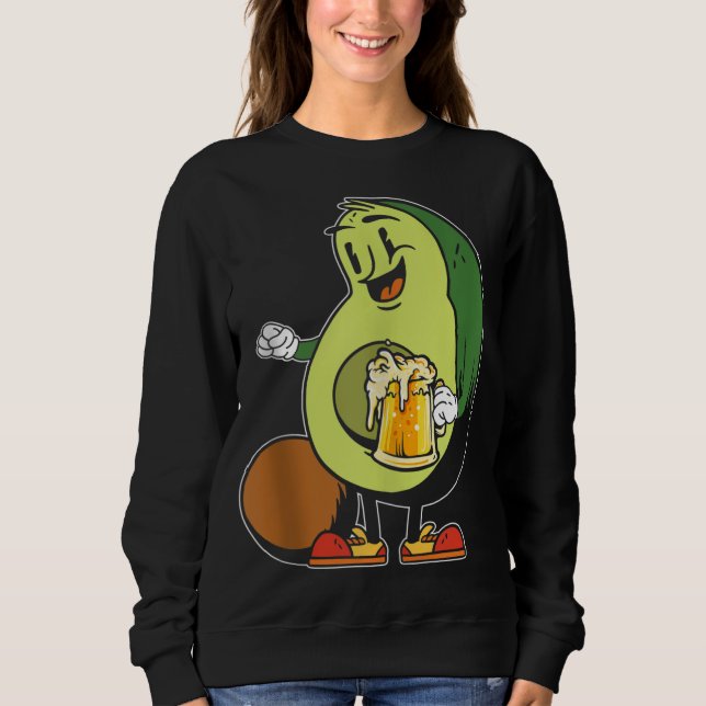Moletom Avocado Beer Álcool Drinker Bebida Tropical (Frente)