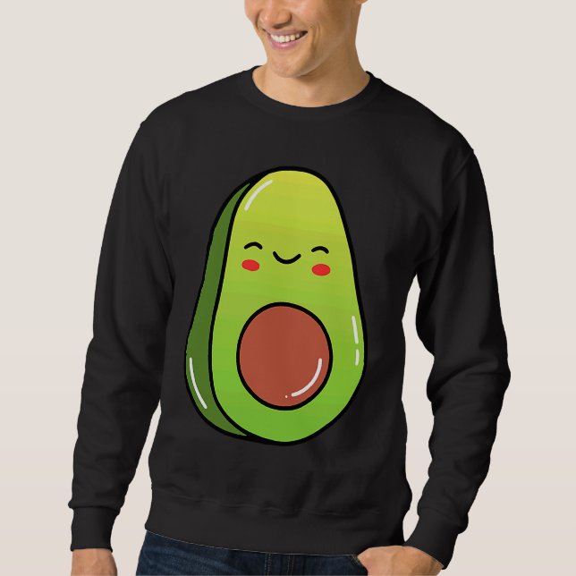 Moletom Avocado Dancing Vegetables For Babies And Toddlers (Frente)