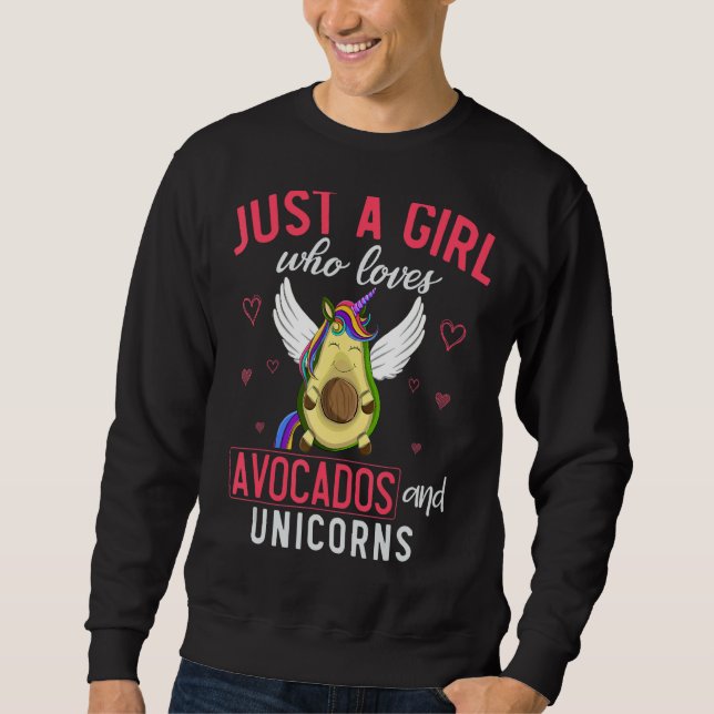 Moletom Avocado Fantasy Mulheres Meninas Unicor (Frente)