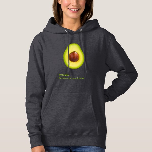 Moletom Avocado hoodie para mulher (Frente)