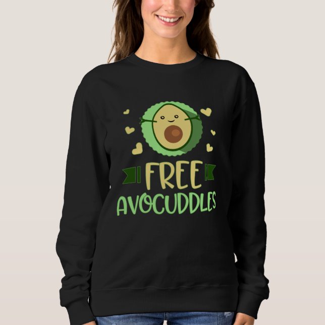 Moletom Avocado Keto  For Mom Teen Girls  Free Avocuddles (Frente)