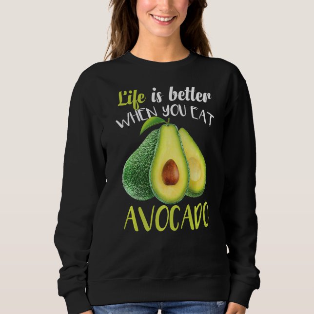 Moletom Avocado Vegan Vegetarian Guacamole (Frente)