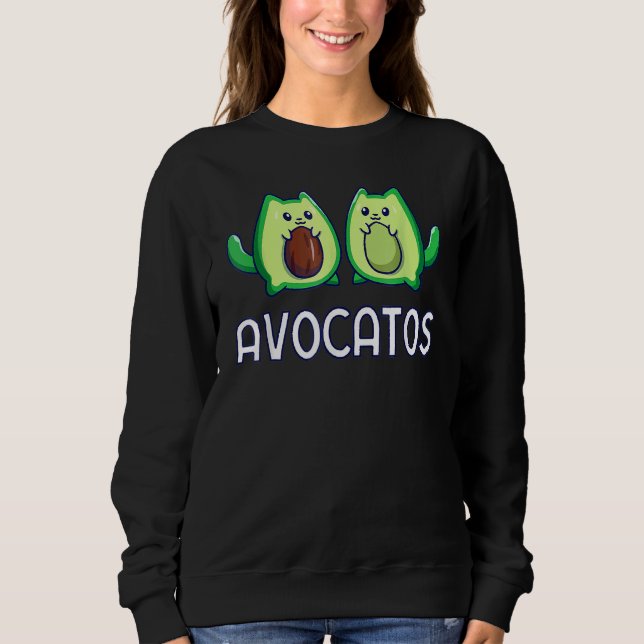 Moletom Avogato Avocado Cat Cat Fruit Vegan (Frente)