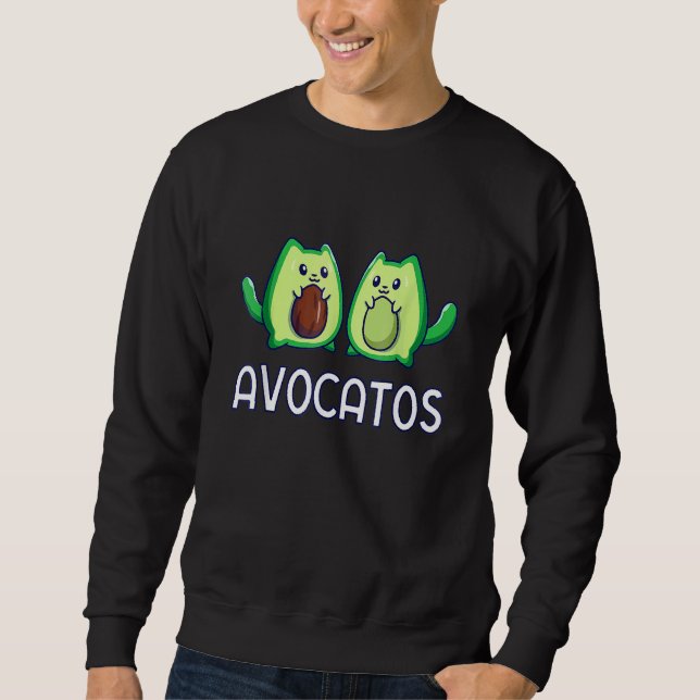 Moletom Avogato Avocado Cat Cat Vegan (Frente)