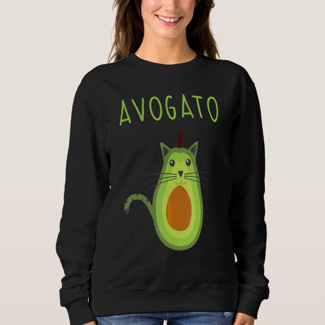 Moletom Avogato Cinco De Mayo Cinco De Meow Cat Avocado 6 (Frente)