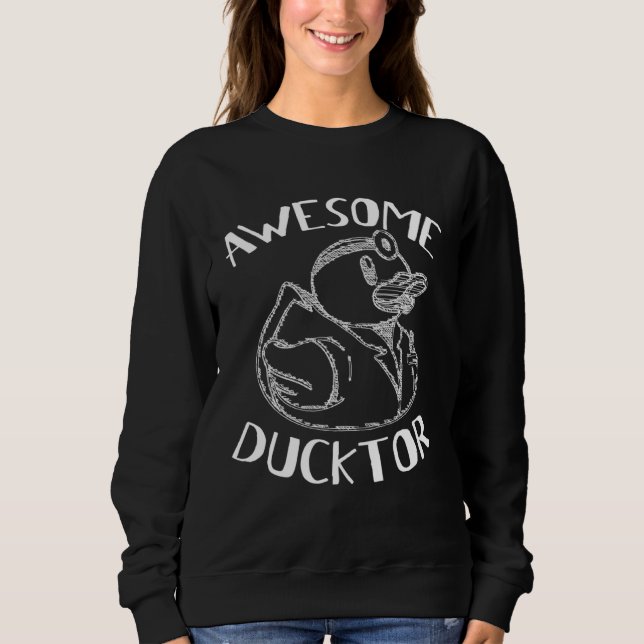 Moletom Awesome Ducktor  Animal Doctor (Frente)