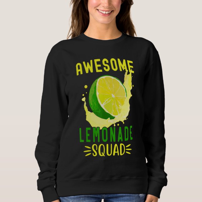 Moletom Awesome Lemonade Squad For Lemonade Stand Summer V (Frente)