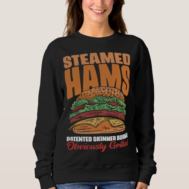Moletom Awesome Steamed Hams Skinner Burger Themed  Meme (Frente)