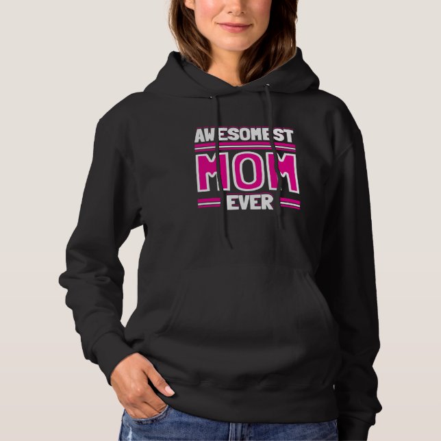 Moletom AWESOMEST MOM  Women  Cool Mothers Day (Frente)