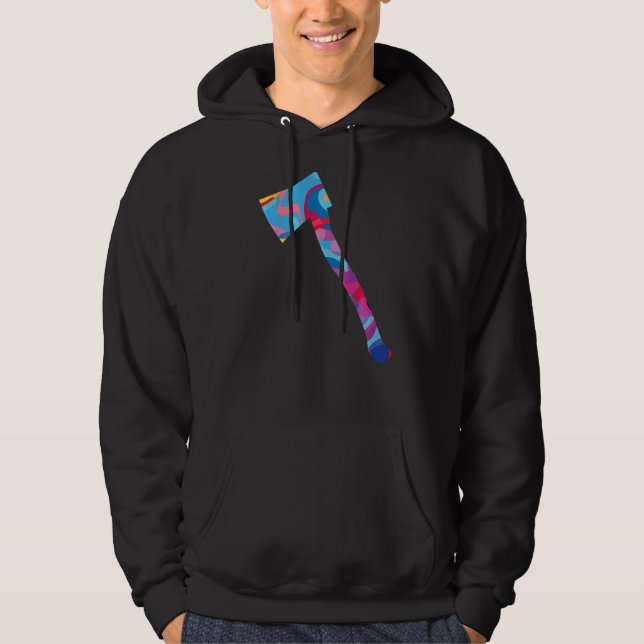 Moletom Ax Ax - Gráfico Colorido (Frente)
