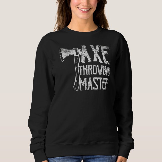 Moletom Ax Thrower Master Hatchet Thrower Lumberjack (Frente)