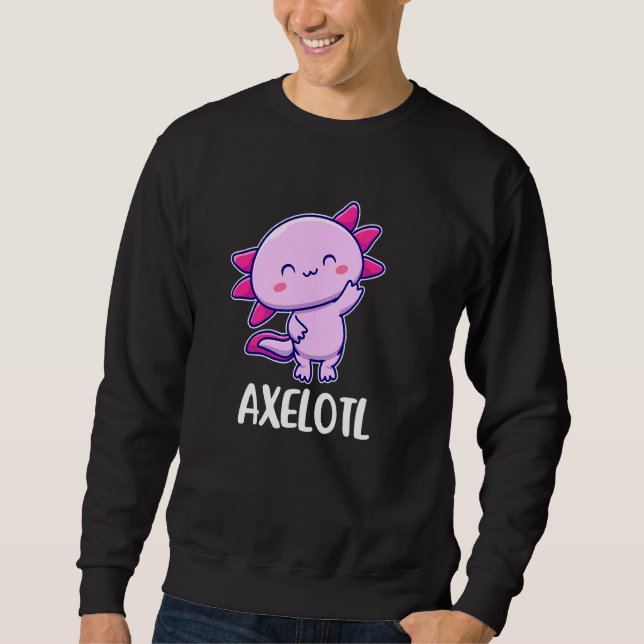 Moletom Axelotl Axolotl Cute Para Ax Ou Axel (Frente)