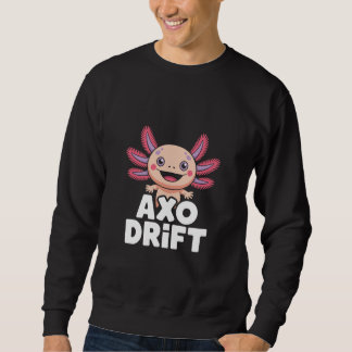 Moletom AXO Drift Cute Kawaii Axolotl Cartoon Character