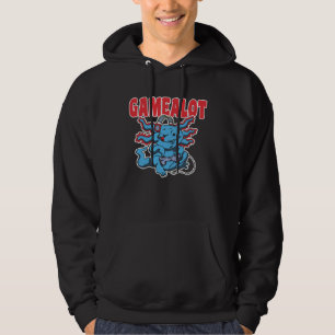 Moletom Axolote com controle e a frase Gamealot