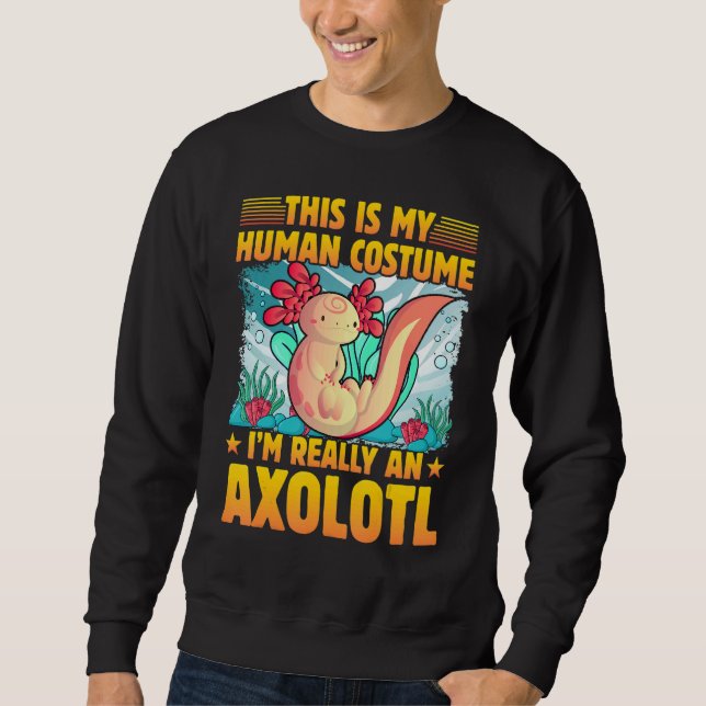 Moletom Axolotl Amphibian  Sayings 1 (Frente)