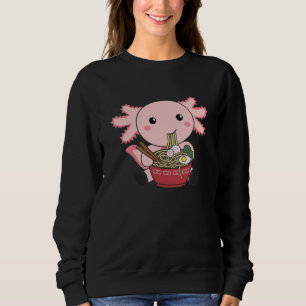 Moletom Axolotl Comida Ramen Japonês Comida Kawaii Animais