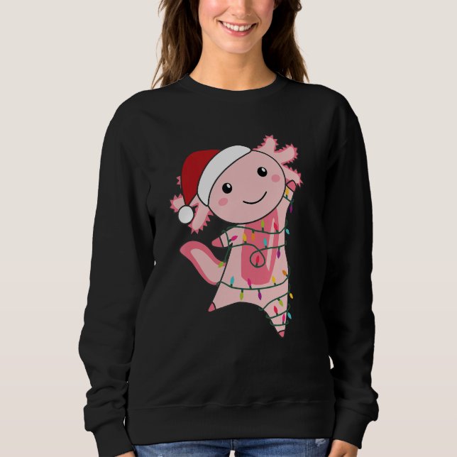 Moletom Axolotl Fada de Natal Leve Axolotl (Frente)
