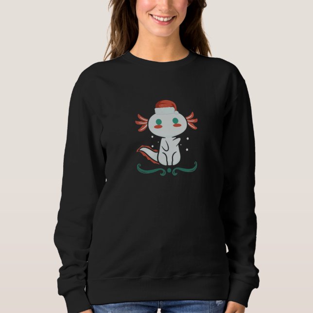 Moletom Axolotl Kawaii Christmas (Frente)
