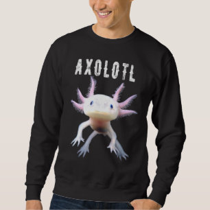 Moletom Axolotl Mexicano Andando Peixes Foguosos Sorriso