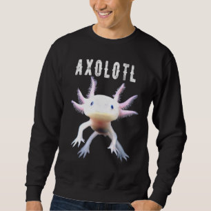Moletom Axolotl Mexicano Andando Peixes Foguosos Sorriso