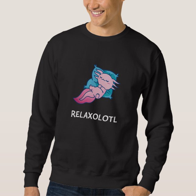 Moletom Axolotl Relaxolotl Nap Sono Nap Pajama N (Frente)